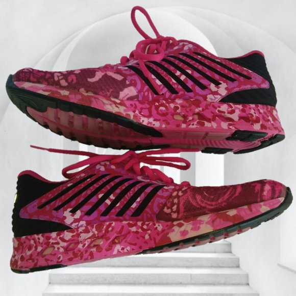 ASICS 7 FUZEX FUZEGEL PINK ROSE RUNNING SHOES - Picture 10 of 14